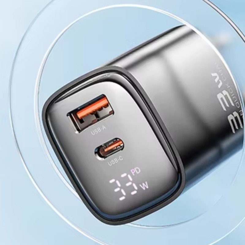 Chargeur prise secteur 33W USB-C / USB-A – Charge rapide et pratique pour tous vos appareils
