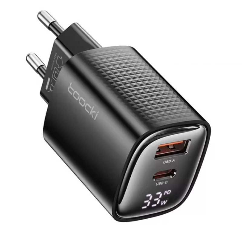 Chargeur prise secteur 33W USB-C / USB-A – Charge rapide et pratique pour tous vos appareils